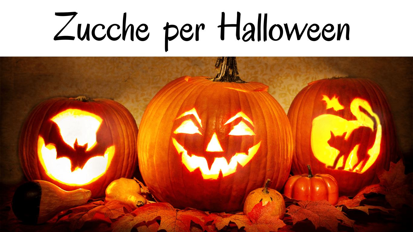 ZUCCHE PER HALLOWEEN